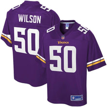 Load image into Gallery viewer, Eric Wilson Minnesota Vikings Pro Line Team Color Player Jersey – Purple 2018/2019