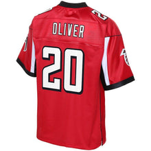 Load image into Gallery viewer, Youth Atlanta Falcons Isaiah Oliver NFL Pro Line Red Player Jersey