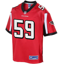 Load image into Gallery viewer, Youth Atlanta Falcons De'Vondre Campbell NFL Pro Line Red Player Jersey