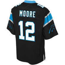 Load image into Gallery viewer, Youth Carolina Panthers DJ Moore NFL Pro Line Black Team Color Player Jersey