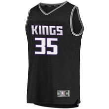 Load image into Gallery viewer, Marvin Bagley III Sacramento Kings Branded Youth 2018 NBA Draft First Round Pick Fast Break Jersey Black – Statement Edition 2018/2019