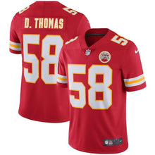 Load image into Gallery viewer, Derrick Thomas Kansas City Chiefs Retired Player Vapor Untouchable Limited Throwback Jersey - Red