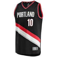 Load image into Gallery viewer, Jake Layman Portland Trail Blazers Branded Fast Break Team Color Player Jersey Black - Icon Edition