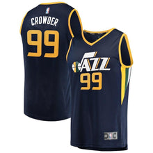 Load image into Gallery viewer, Jae Crowder Utah Jazz Branded Fast Break Player Jersey Navy- Icon Edition