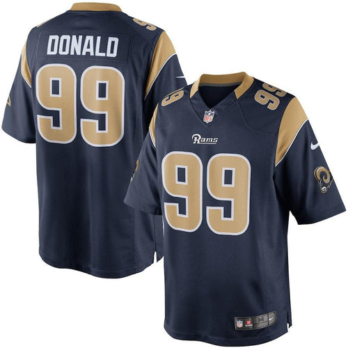 AARON DONALD LOS ANGELES RAMS SUPER BOWL JERSEY - NAVY