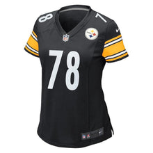 Load image into Gallery viewer, Alejandro Villanueva Pittsburgh Steelers Women's Game Jersey – Black 2018/2019