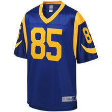 Load image into Gallery viewer, JACK YOUNGBLOOD LOS ANGELES RAMS SUPER BOWL NFL PRO LINE RETIRED PLAYER JERSEY – ROYAL