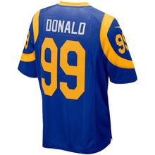 Load image into Gallery viewer, AARON DONALD LOS ANGELES RAMS SUPER BOWL PLAYER GAME JERSEY – ROYAL