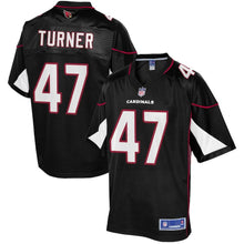 Load image into Gallery viewer, Youth Arizona Cardinals Zeke Turner NFL Pro Line Black Alternate Player Jersey