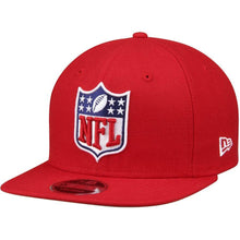 Load image into Gallery viewer, New Era NFL Shield Logo Red Original Fit 9FIFTY Adjustable Snapback Hat