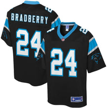 Load image into Gallery viewer, Youth Carolina Panthers James Bradberry NFL Pro Line Black Player Jersey