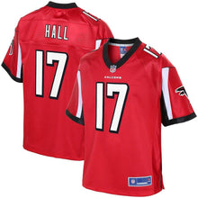 Load image into Gallery viewer, Youth Atlanta Falcons Marvin Hall NFL Pro Line Red Team Color Player Jersey
