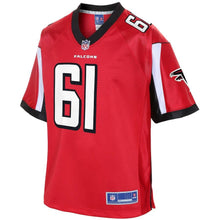 Load image into Gallery viewer, Youth Atlanta Falcons JC Hassenauer NFL Pro Line Red Player Jersey