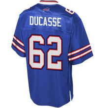 Load image into Gallery viewer, Youth Buffalo Bills Vladimir Ducasse NFL Pro Line Royal Player Jersey