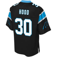 Load image into Gallery viewer, Youth Carolina Panthers Elijah Hood NFL Pro Line Black Player Jersey