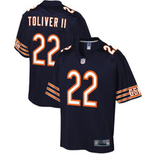 Load image into Gallery viewer, Youth Chicago Bears Kevin Toliver II NFL Pro Line Navy Player Jersey