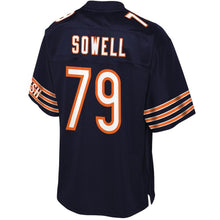 Load image into Gallery viewer, Youth Chicago Bears Bradley Sowell NFL Pro Line Navy Player Jersey