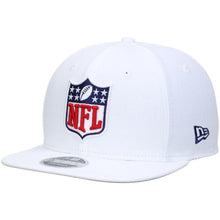 Load image into Gallery viewer, New Era NFL Shield Logo White Original Fit 9FIFTY Adjustable Snapback Hat