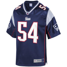 Load image into Gallery viewer, Tedy Bruschi New England Patriots Pro Line Retired Team Player Jersey – Navy 2018/2019 Super Bowl